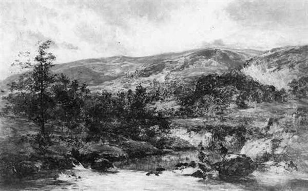 About Midday In The Lleitz Valley, North Wales - view 1