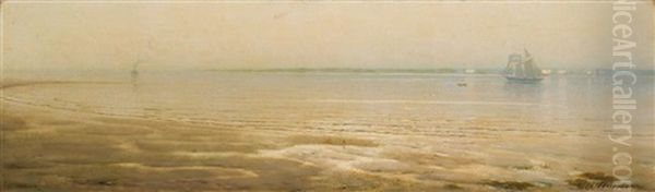 Ships Off Shore - view 1