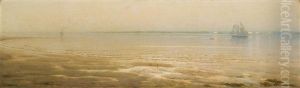 Ships Off Shore by Alexander Thomas Harrison