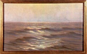 Lever Du Soleil Sur La Mer by Alexander Thomas Harrison