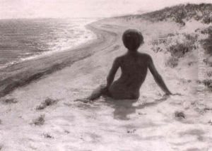 A Girl On A Beach A Girl On A Beach