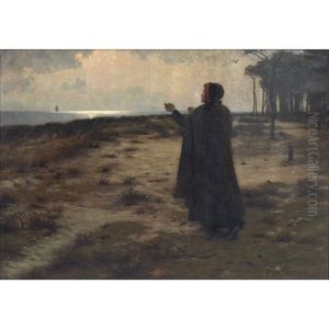 The Departure Of The Mayflower (also: Return Of The Mayflower) by Lovell Birge Harrison