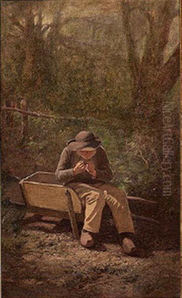 Man With Pipe - view 1