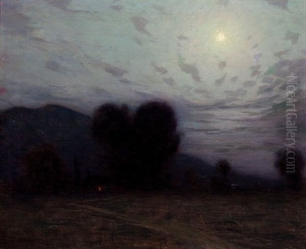 Moonlit Landscape - view 1