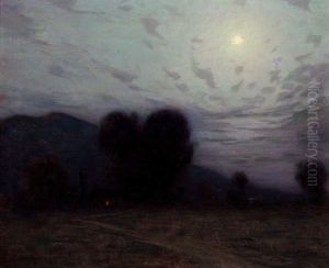 Moonlit Landscape by Lovell Birge Harrison