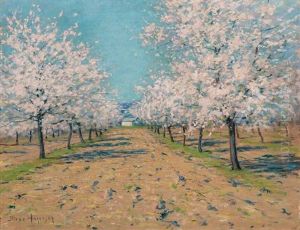 Apple Blossoms by Lovell Birge Harrison