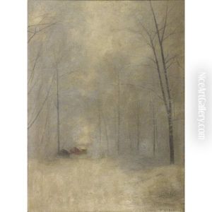 Untitled, Winter At Woodstock by Lovell Birge Harrison
