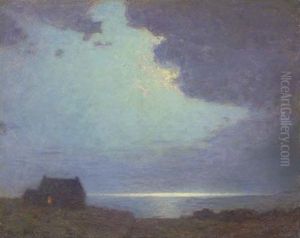 The Coast Guard's Hut by Lovell Birge Harrison