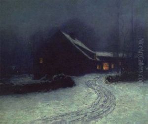 The Old Inn At Cos Cob by Lovell Birge Harrison