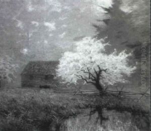 Cherry Blossoms by Lovell Birge Harrison
