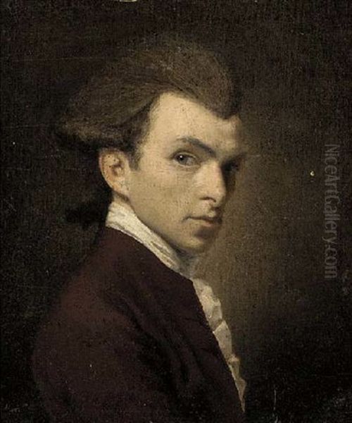 Portrait Of John Harrison In A Brown Jacket And White Cravat - view 1