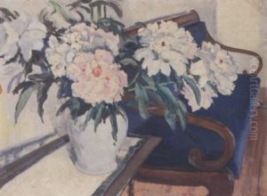 Peonies by Robert Bartholomew Harshe