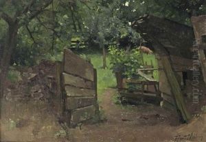The Garden by Ferdinand Hart Nibbrig