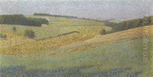 A Hilly Landscape In Summer A Hilly Landscape In Summer