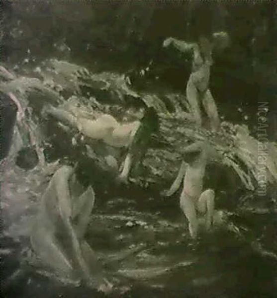 Four Bathers - view 1
