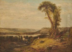 Landscape With Aqueduct by James McDougal Hart