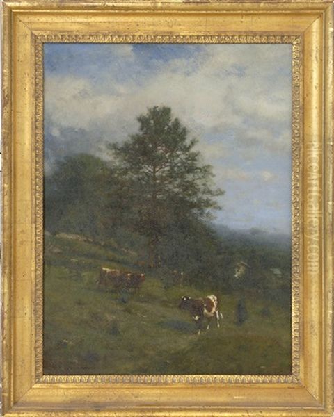 Landscape With Grazing Cattle - view 1