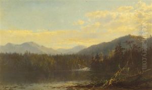 A Lake In The Mountains by James McDougal Hart
