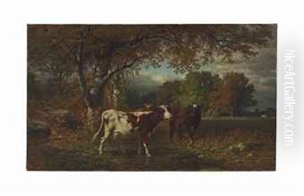 Cows In A Field - view 1