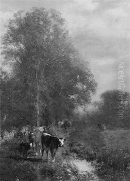 Cows In A Landscape - view 1