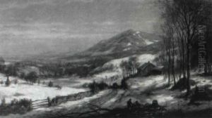 Scene Near New Russia, Essex County, New York by James McDougal Hart
