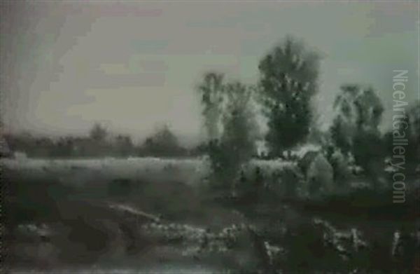 Farm With Field Of Wheat - view 1