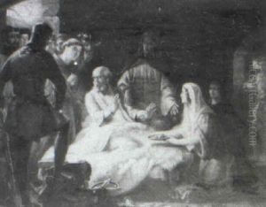 The Captivity Of Eccelino, Tyrant Of Padua by Solomon Alexander Hart