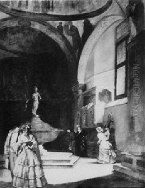 John Evenlyn's Visit To The Baptistry Of San Marco, Venice - view 1