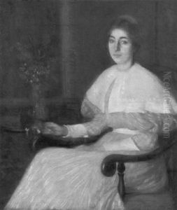 Portrait Of A Seated Lady by William Howard Hart