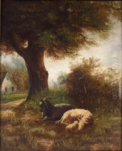Farm Family Resting by William M. Hart