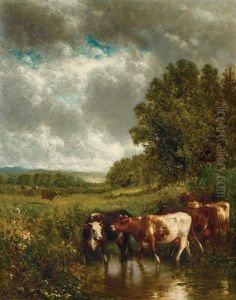 Pasture Scene by William M. Hart