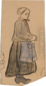 Jeune Bretonne by Mogens Ballin