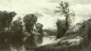 Figures By A River Figures By A River