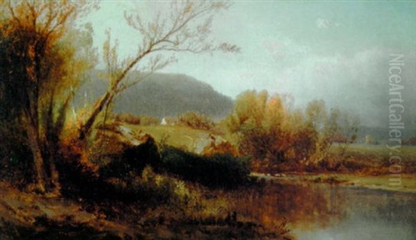 Autumn Landscape With House - view 1