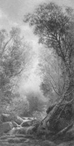 A Forest Stream by William M. Hart