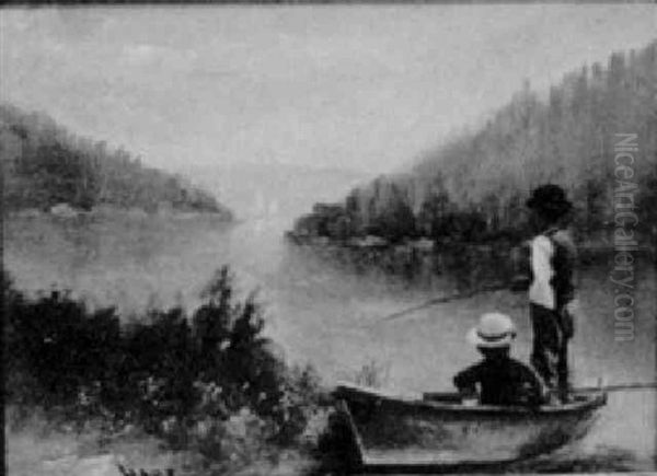 Fishing On The Lake - view 1