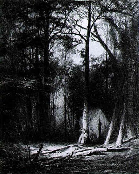 Encampment In The Woods - view 1