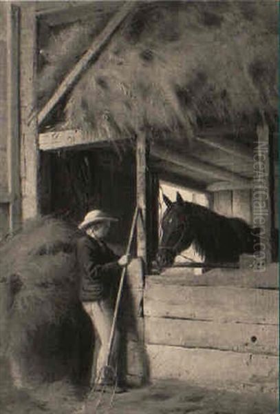 Interior Of A Stable - view 1