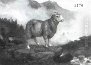 Ram In A Mountain Landscape Ram In A Mountain Landscape