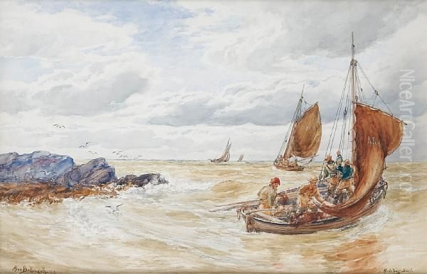 Fishing Boats Setting Out - view 1