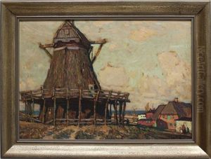 Dorf Mit Muhle An Der Kuste Dorf Mit Muhle An Der Kuste