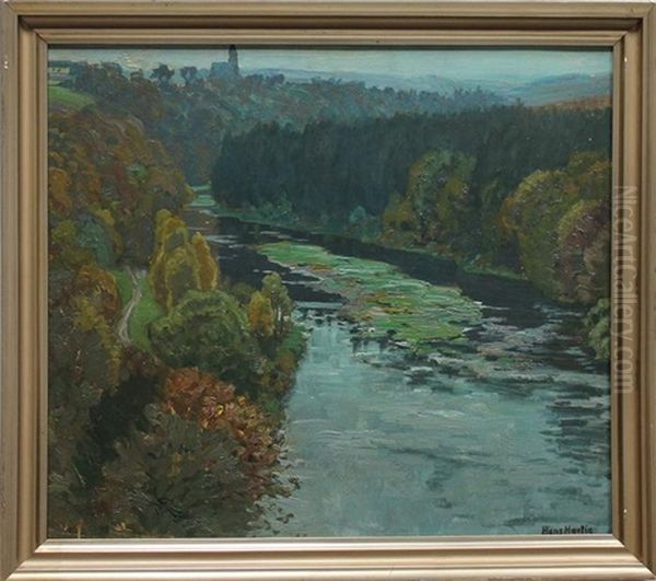 Das Muhletal Bei Wechselburg In Sachsen - view 1