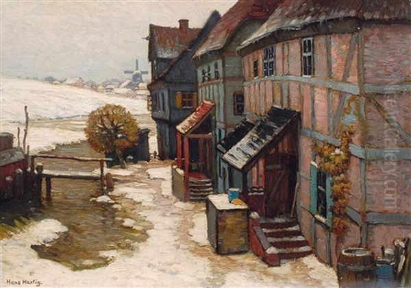 Hauser Im Winter - view 1