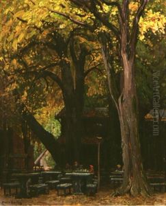 Biergarten: Unter Der Linde by Hans Hartig