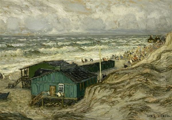 Sturmische See Bei Westerland - view 1