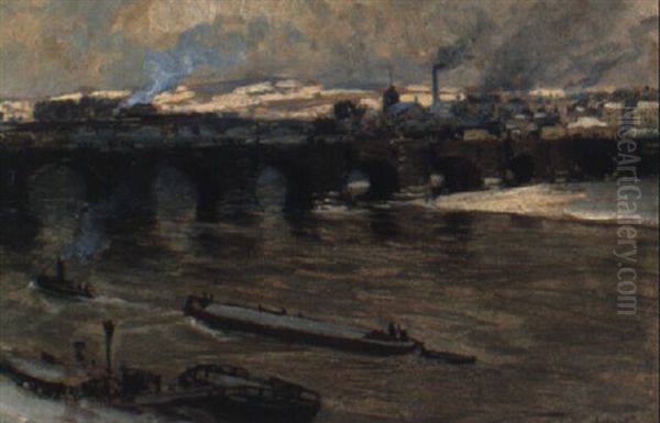 Alte Augustusbrucke In Dresden - view 1