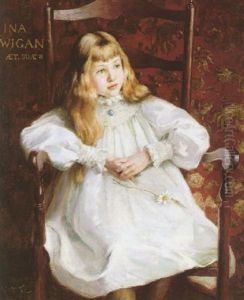 Portrait Of Ina Wigan, Aged Eight Portrait Of Ina Wigan, Aged Eight