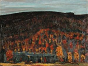 Autumn Maine Landscape by Marsden Hartley