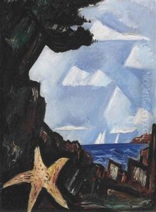 Sea View--starfish, New England by Marsden Hartley