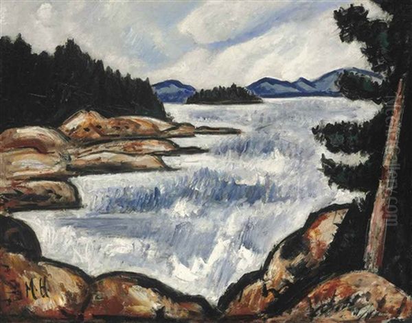 Camden Hills From Bakers Island - view 1